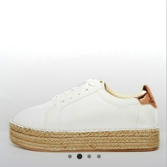 Asos chunky white espadrille 10 - Picture 1 of 9
